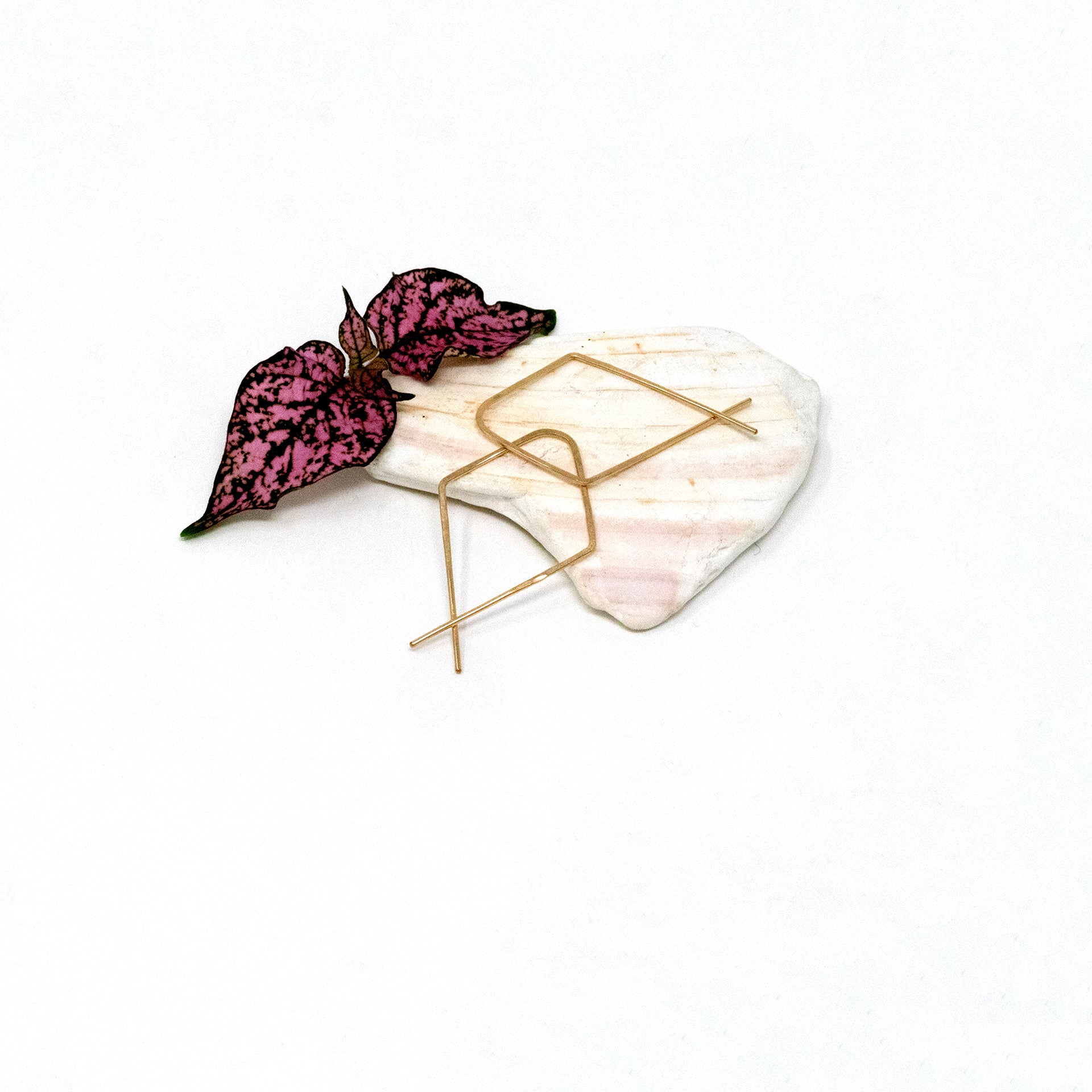 14k Gold-Fill Small Crossover Earrings