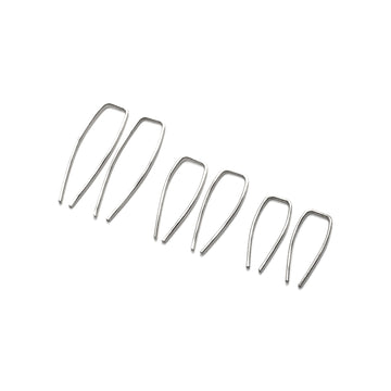 Sterling Silver Pin Earrings